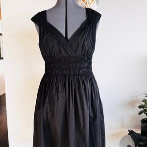 Maggy London Black Midi Dress